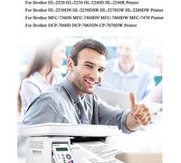Accesorios de Impresora Tn-2215 Cartucho de tóner Reemplazo para Brother Tn-2215 para Brother Hl-2220 2230 2240d 2240r 2250dn 2250dnr 2270dw 2280dw Mfc-7360n 7460dn 7860dw 7470 Impresora 2 uds Negro