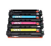 Accesorios de Impresora True Image Cartucho de tóner Compatible de Repuesto para Canon CRG-055 para Canon LBP663Cdw LBP663Cdn LBP664Cx MF742Cdw MF746Cx Impresora, Negro Amarillo Cian Magenta Cian