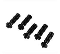 Accesorios de Impresora Y-Longhair Monitoring Power 5 Piezas Boquillas V6 de Acero endurecido 1,75 mm Cada Boquilla Hotend para Impresora 3D