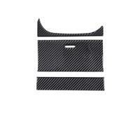 Accesorios De Interior Coche Pegatina Consola Central Caja Almacenamiento Panel Cubierta Decorativa Para Jaguar F-TYPE 2013-2022 pegatinas(Left Carbon fiber)