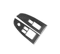 Accesorios De Interior Coche, Pegatina Embellecedora Panel Interruptor Botón Elevación Dos Puertas Para Infiniti G37 2010-2013 Q60 2014 2015 pegatinas(LHD black)