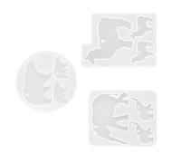 Accesorios De Joyería Con Temática De Animales De Silicona Molde Colgante De Oso Elefante Herramienta De Elaboración Para Entusiastas Del Arte De Resina Juego De Moldes De Silicona Para Para Niños