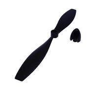 Accesorios de Juguete 10 Pares de hélices de 108mm CW CCW Nylon 2mm Agujero 2 Cuchillas Prop RC Planeador Paleta de ala Fija Piezas Derecha/Izquierda para Aviones
