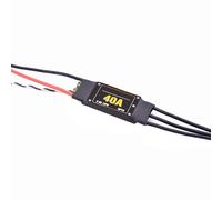 Accesorios de juguete Controlador electrónico de velocidad ESC sin escobillas 40A ESC OPTO 2-6S for F450 450mm F550 S500 ZD550 RC helicóptero Quadcopter(1x ESC with Wires)