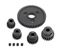 Accesorios de Juguete Engranaje Recto de Metal 54T 0,8 32P 3956 con piñones 16T 18T 20T 21T, Juego de Engranajes para 1/10 Traxxas Slash Stampede Summit e-revo