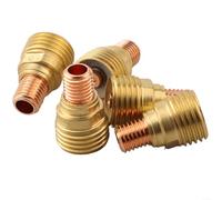 Accesorios de lente de gas para antorcha TIG, cuerpo de mandril de latón fiable, compatible con múltiples modelos (45V42)
