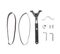 Accesorios de lijadora de banda para amoladora angular, amoladora angular modelo 100 con 2 correas de lijado Adaptador de lijadora de lima de banda para detalles de aleación de