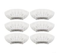Accesorios de limpieza de vapor compatibles con kärcher para boquilla easyfix - 6 almohadillas de microfibra reutilizables para SC2 SC3 SC4 SC5 mopas de vapor limpieza de suelos duros