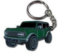 Accesorios de llavero de cuatro ruedas Beast Bronco 2023 4 puertas de llave de llave cubierta de carpas de carro fresco (verde)