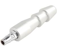 Accesorios de máquina VAC de adaptador único plateado para herramientas Vac-U-Lock con conector de aire rápido regalo