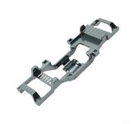 Accesorios de marco de chasis de coche con control remoto para FMS 124, para Power Wagon, para FCX24 hecho de aleación de aluminio para peso ligero y uso (gris)