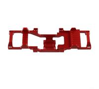 Accesorios de marco de chasis de coche con control remoto para FMS 124, para Power Wagon, para FCX24 hecho de aleación de aluminio para peso ligero y uso (rojo)
