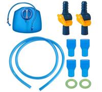 Accesorios de mochila de agua - Conector de tubo, tapón de flujo | Cape suave sin BPA para la vejiga deportiva, adaptador de bebidas flexible para equipo para correr, piezas esenciales para la configu