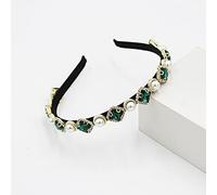 Accesorios de moda con joyas para el cabello, diadema con piedras de cristal transparente brillante y diamantes de imitación para mujeres, bodas