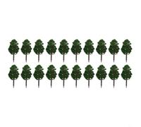 Accesorios de modelismo, 20 piezas, árboles en miniatura, 7 cm, bosque realista para decoración para modelos de arquitectura y terreno de mesa