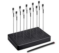 Accesorios de modelismo, Base de 10 Colores, 1 Cepillo y 1 Estribo. Pinzas de cocodrilo de Tercera Mano robustas y estables. Ideal para Modelado, Herramienta de aerógrafo y Soldadura Manual
