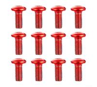 Accesorios de montaje de bicicleta de carretera de montaña, pernos de freno de disco M5X10Mm, pernos de bicicleta de bloqueo de rosca recubierta de PVD, sujetadores de disco antiaflojamiento coloridos