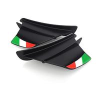 Accesorios de Moto con Estilo Kit De Alas Aerodinámicas Winglet para Motocicleta, Alerón para A&prilia Tuono 1000 RS125/RS250 RSV1000 Mille(8)