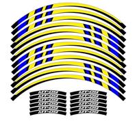 Accesorios De Motocicleta Adhesivo para Llantas Cinta Reflectante con Rayas Impermeable para MT-09 MT09 MT 09(Style 5)