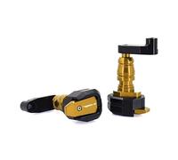 Accesorios De Motocicleta CNC Marco Protección contra Caídas Slider Crash Pad Protector para Aprilia RSV4RR RSV4RF RSV4 RR RF 2009 2017(Gold)
