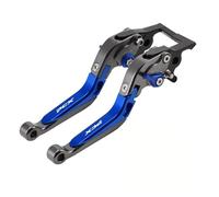 Accesorios de motocicleta compatibles con PCX125 PCX160 Función ABS palanca de freno de estacionamiento freno de mano manija ajustable plegable puede (Grey Blue Grey)
