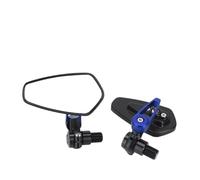 Accesorios De Motocicleta De Rotación Lateral Del Espejo Del Extremo Del Manillar, Compatibles Con YAMAHA, MT 07 09 MT07 MT09 MT10 SP XSR700 XSR900 FZ07 MT-10 MT-07(Blue)