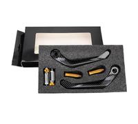 Accesorios De Motocicleta, Empuñaduras De Barra, Palancas De Embrague De Freno Final, Protector De Protección para ER6F ER6 F ER6N E R6N 2009-2016 2015 2014 Protectores Manillar Moto(Oro)