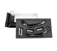 Accesorios De Motocicleta, Empuñaduras De Barra, Palancas De Embrague De Freno Final, Protector De Protección para ER6F ER6 F ER6N E R6N 2009-2016 2015 2014 Protectores Manillar Moto(Plata)