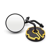 Accesorios De Motocicleta Espejos Retrovisores 10mm Modificados Para CBR1000RR CBR1100XX PCX 125 150 CR80R(Yellow)