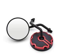 Accesorios De Motocicleta Espejos Retrovisores 10mm Modificados Para CBR1000RR CBR1100XX PCX 125 150 CR80R(rojo)