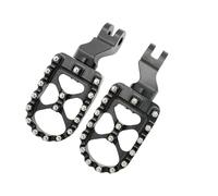 Accesorios De Motocicleta Estriberas Reposapiés Para Triumph Para Bonneville SE T100 T900 2001-2015 Para Thruxton 1200 2004-3015 Para Scrambler Estriberas(Frente negro)