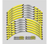 Accesorios De Motocicleta Etiqueta Ruedas Cinta Rayas Reflectantes Juego Calcomanías Decorativas para Neumáticos Llanta para BMW K1600GTL K 1600GTL K1600 GTL Protector Pegatinas
