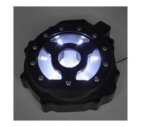 Accesorios De Motocicleta Junta Izquierda Tapa Del Estator Motor Para GSXR 1000 2003-2008 Cubierta Estator Motor(MT049A-BK-WHITE)