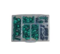 Accesorios De Motocicleta Kit De Tornillos De Carenado Tornillos Tuercas para TMAX MT07 MT09 MT-09 SP MT125 MT25 YZF R1 R15 R25 R3 R6 R125 Acero(Green)