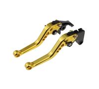 Accesorios De Motocicleta Para V-STROM DL650 2004-2010 600 750 Para Katana 1998-2006 Palancas Embrague Freno Juego Mango Ajustable Palanca de embrague de freno(A- Oro)