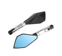 Accesorios De Motocicleta Para Z900 Z900RS Z800 Z1000 CNC Espejos Retrovisores De Aluminio Espejo Retrovisor(Plata)