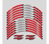 Accesorios De Motocicleta Pegatinas Llanta Neumático Calcomanías Impermeables Ruedas Hub Juego Cintas Rayas Reflectantes para Aprilia RS 125 Rs125 Protector Decoración