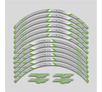 Accesorios De Motocicleta Pegatinas Llanta Neumático Calcomanías Impermeables Ruedas Hub Juego Cintas Rayas Reflectantes para Aprilia RS 125 Rs125 Protector Decoración