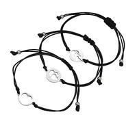 Accesorios de niñas brazalete de brazalete para mujeres Madre Hija Joyería Joya Joya Ajustable Carrete de nudo de nudo Collar Collar