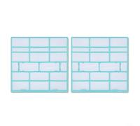Accesorios de pantalla de filtro de aire acondicionado, 2 unidades, compatibles con modelos montados en la pared Midea para soportar la gestión rutinaria del aire (30 x 29)