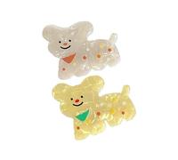 Accesorios de pelo de moda con diseños de peces de dibujos animados de resina para el pelo, decoración para el pelo para un aspecto elegante