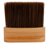 Accesorios de peluquería para corte de cabello, cepillo de cuello ergonómico con cerdas de nylon, cepillo de barbero de salón de madera de madera fácil para afeitarse y cortar el cabello, peluquería