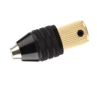 Accesorios de Perforación Eléctrica El Desgaste de Chuck en Miniatura en Miniatura para Pulir y Moler, para Mini Taladro de Alimentación, Latón + Aleación de Aluminio (Diámetro de mineral 2 mm)