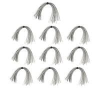 Accesorios de pesca, 44 hebras/paquetes de calamar de seda de silicona Jigs Faldas Componente de atado Spinnerbaits Falda de calamar Equipo de pesca profesional Componente de silicona