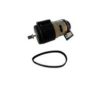 Accesorios de piezas de aspiradora, conjunto de correas de motor de motores de cepillo de rodillo principal, Compatible con Cecotec Conga 1290 1390 1490 1590 Robot ( Color : 1 motor and 1 belts )