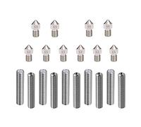 Accesorios de Piezas de Impresora 3D Boquilla de 0,3/0,4/0,5 mm Extrusora de 30 mm Tubo de Garganta de 1,75 mm