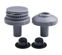 Accesorios de piscina sobre el suelo, 1 pieza de filtro de piscina conjunto de cesta para Intex 25022E 11070 12364, adaptador de succión de skimmer de 32 mm, juego de boquillas de entrada de plástico