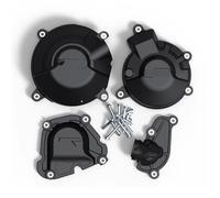 Accesorios De Protección La Cubierta del Embrague Motor Motocicleta para Yamaha MT-09 FZ-09 2021 2022 2023 2024(1 Set-BK)