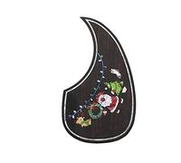 Accesorios de Protección para Guitarra Acústica Nuevo Golpeador De Guitarra Con Incrustaciones De Madera Con Un Hermoso Patrón Con Respaldo Adhesivo Para Una Fácil Instalación Golpeador de Guitarra ac