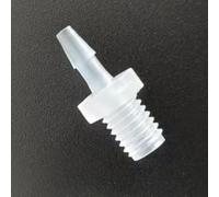 Accesorios de púas for manguera de plástico, conector de tubo adaptador de rosca macho M5 for maquinaria de laboratorio y alimentos, paquete de 50(2.4mm 3/32inch M6)